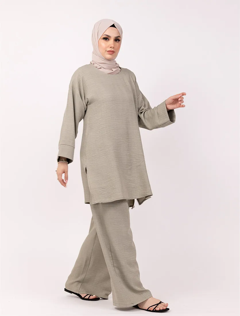 Sage Crêpey Co Ord Set